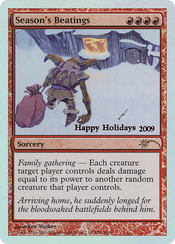 Season's Beatings (SPECIAL-2009) [Happy Holidays] Foil