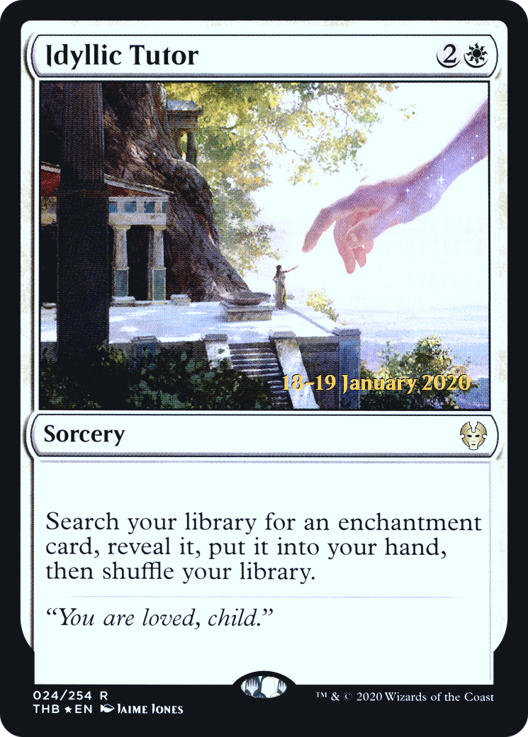 Idyllic Tutor (PRE-24S) [Theros Beyond Death Promos] Foil