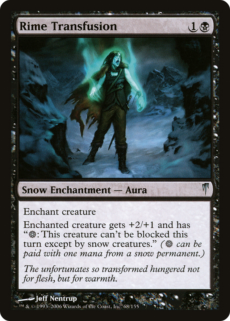 Rime Transfusion (CSP-068) [Coldsnap] Foil