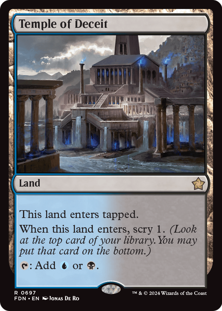 Temple of Deceit (FDN-697) [Foundations]