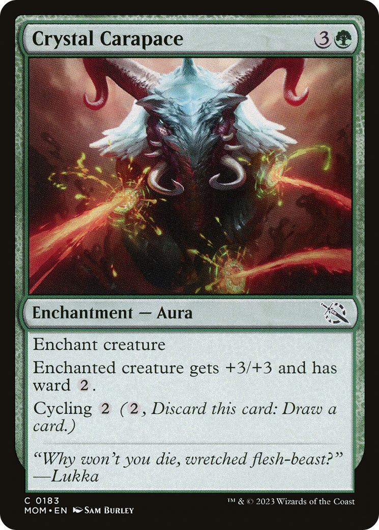 Crystal Carapace (MOM-183) [March of the Machine] Foil