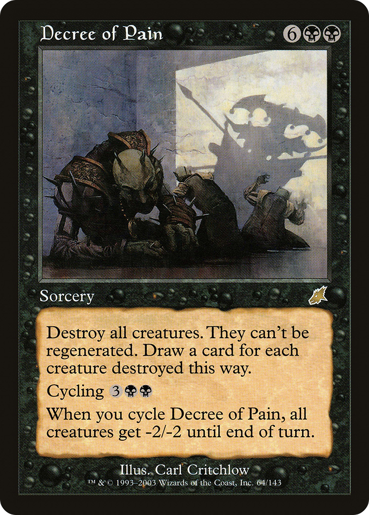 Decree of Pain (SCG-064) [Scourge] Foil