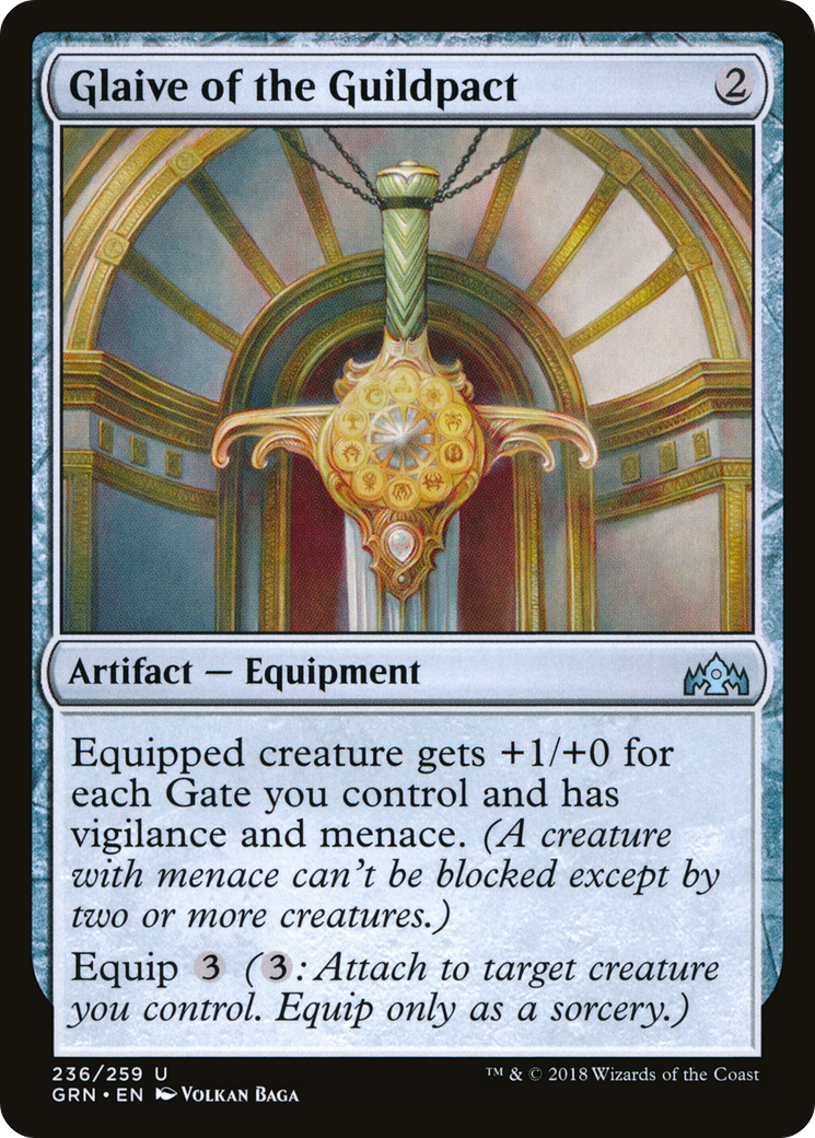 Glaive of the Guildpact (GRN-236) [Guilds of Ravnica]