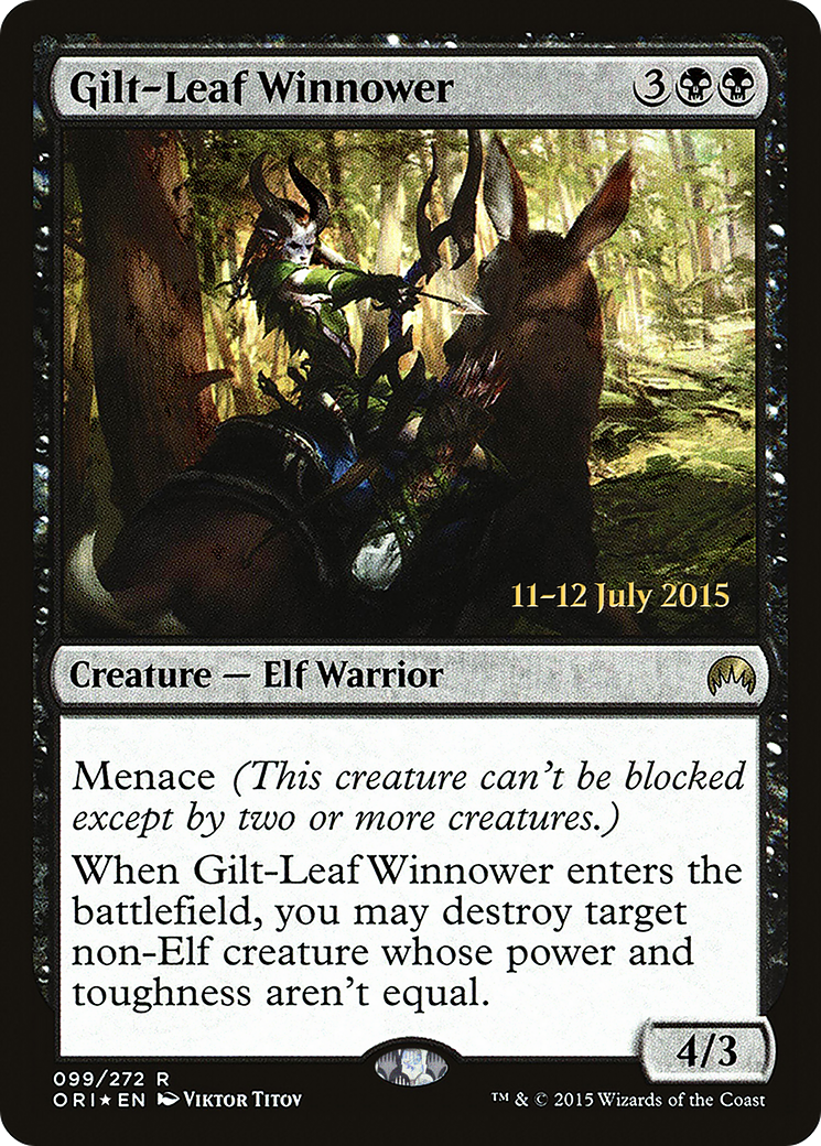 Gilt-Leaf Winnower (PRE-99S) [Magic Origins Promos] Foil