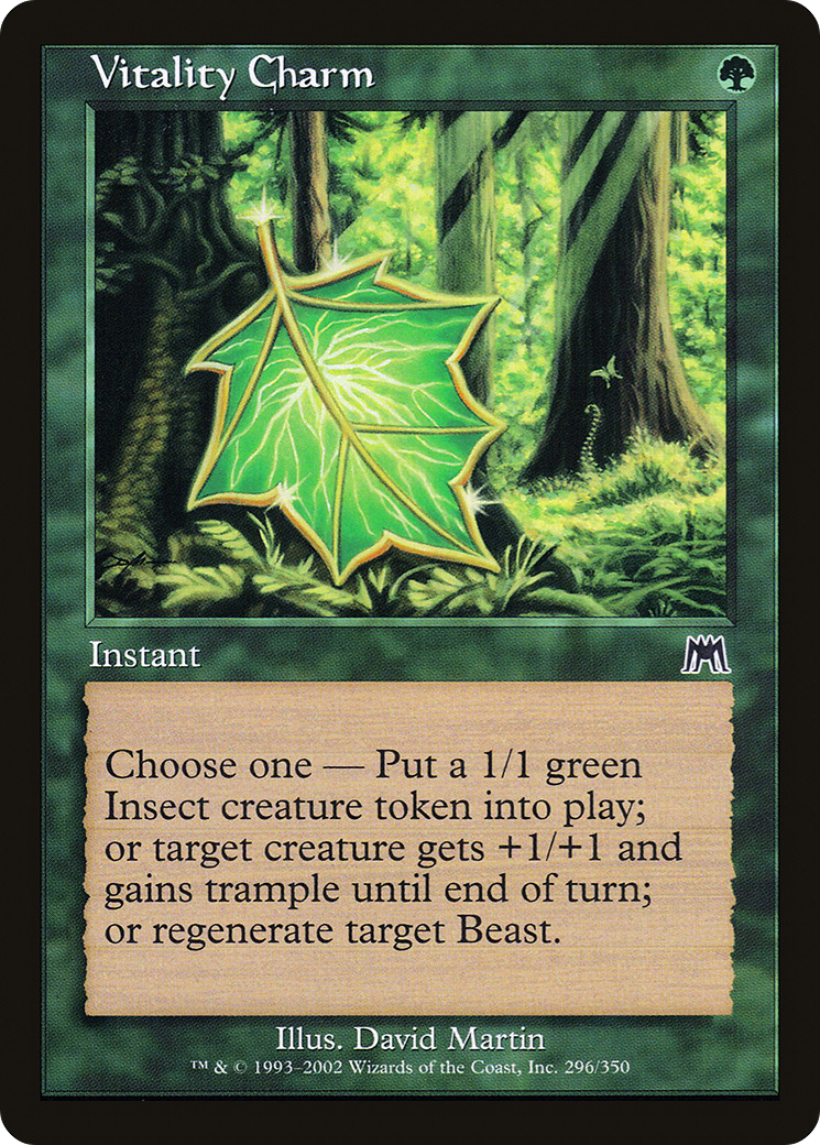 Vitality Charm (ONS-296) [Onslaught] Foil