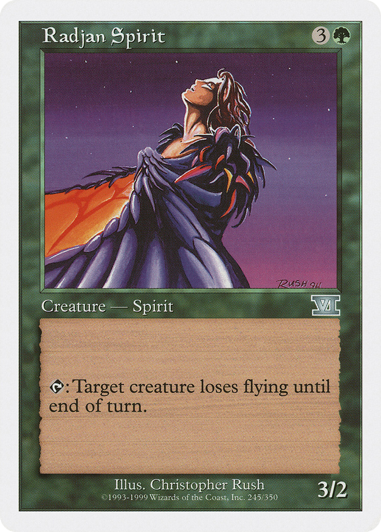 Radjan Spirit (6ED-245) [Classic Sixth Edition]