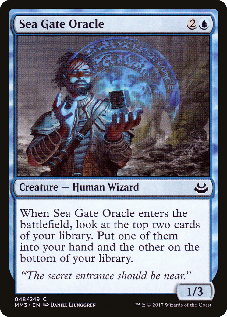 Sea Gate Oracle (MM3-048) [Modern Masters 2017] Foil