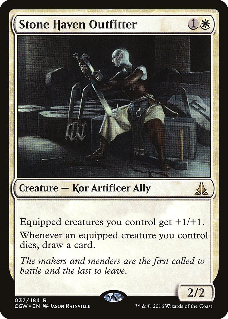 Stone Haven Outfitter (OGW-037) [Oath of the Gatewatch] Foil