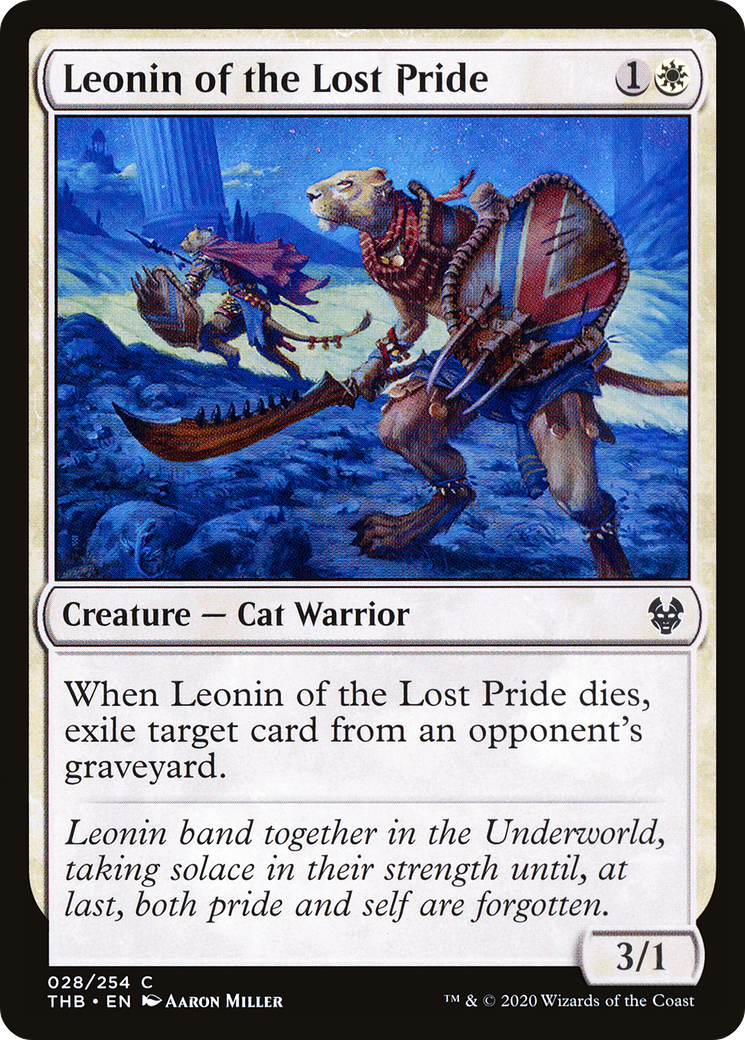 Leonin of the Lost Pride (THB-028) [Theros Beyond Death]