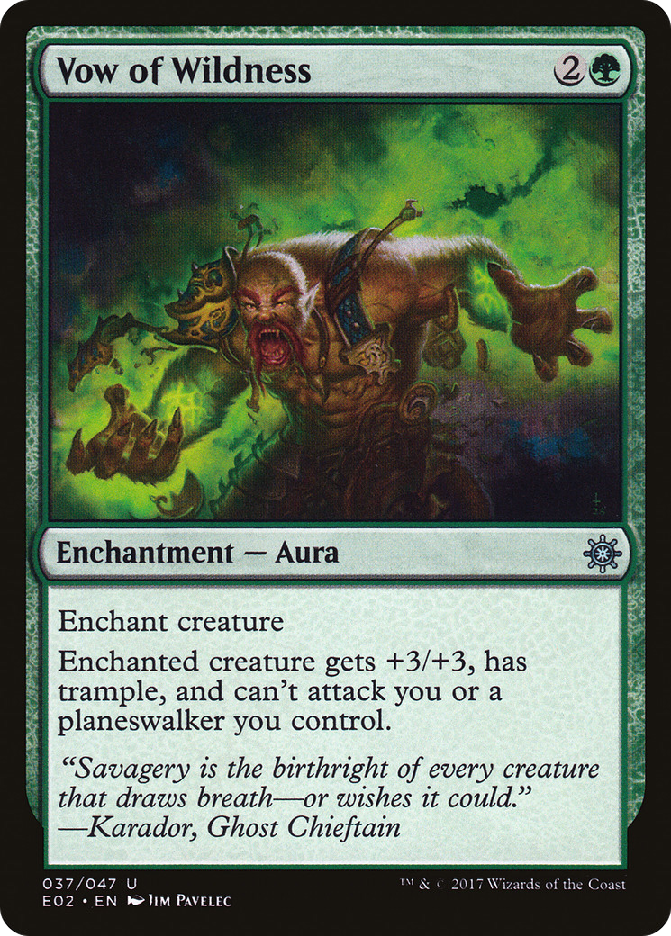 Vow of Wildness (E02-037) [Explorers of Ixalan]