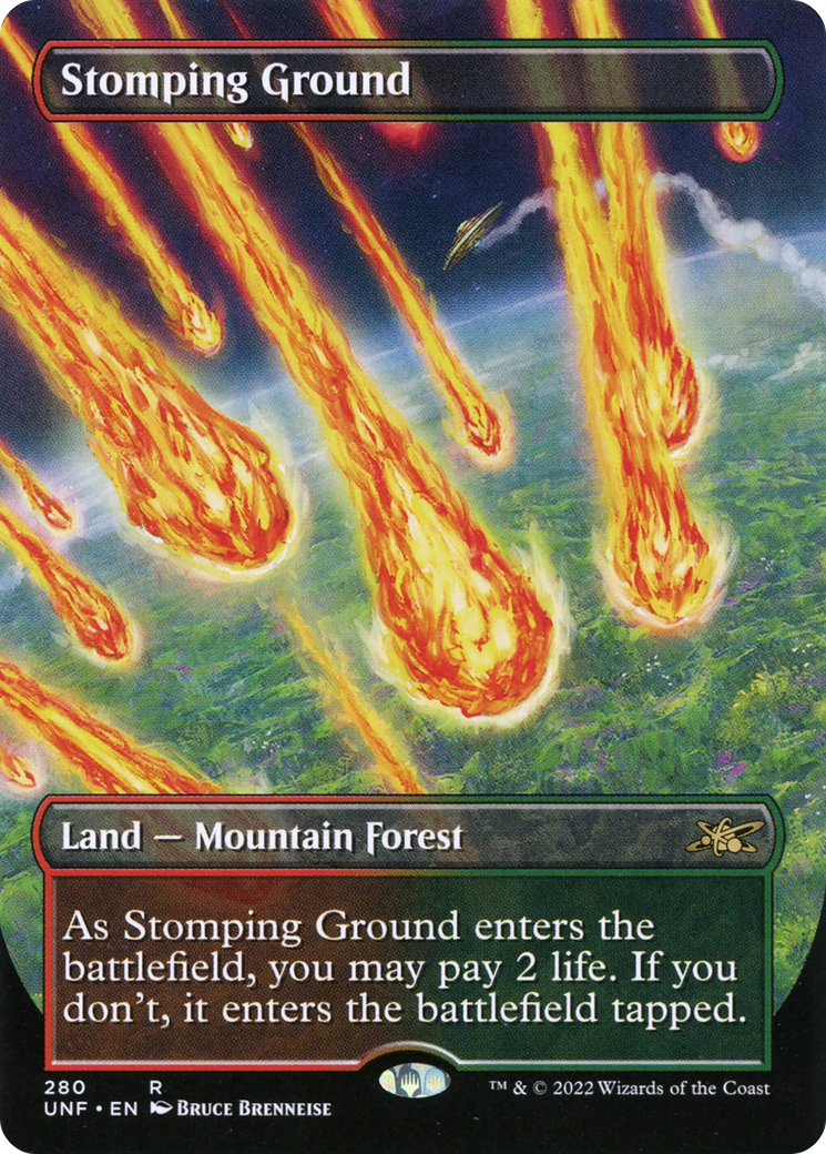 Stomping Ground (Borderless) (UNF-280) [Unfinity] Foil