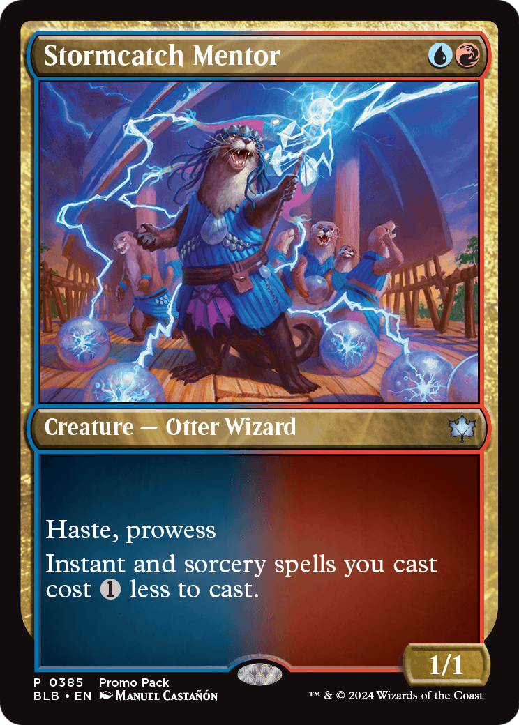 Stormcatch Mentor (PPBLB-385) [Promo Pack: Bloomburrow]
