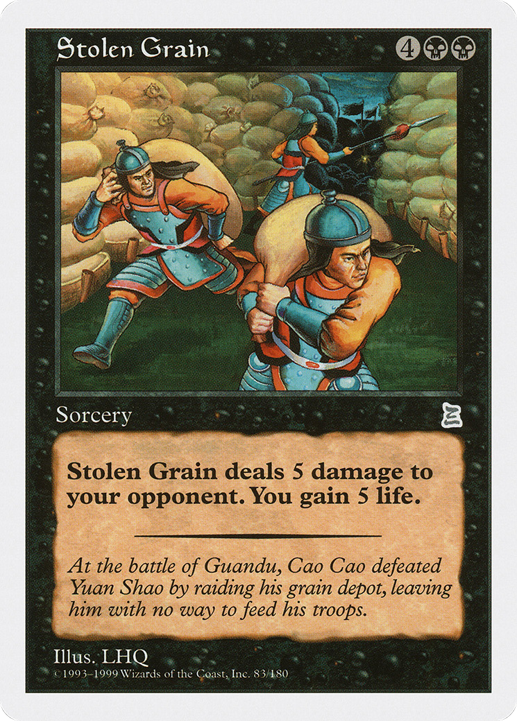 Stolen Grain (PTK-083) [Portal Three Kingdoms]