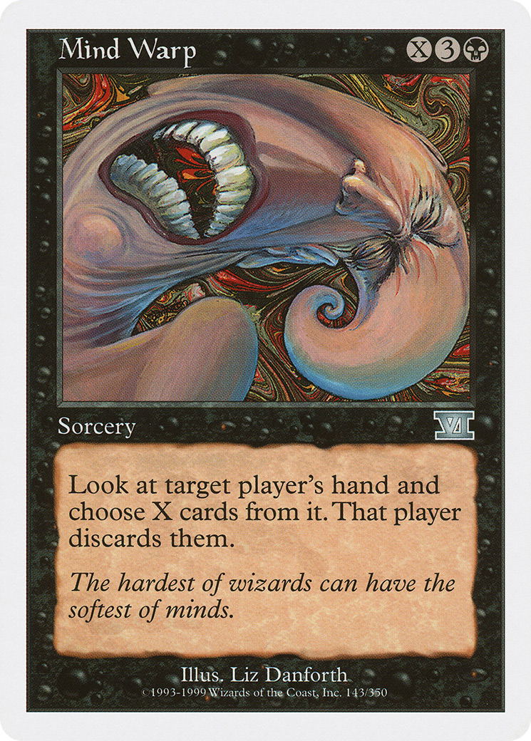 Mind Warp (6ED-143) [Classic Sixth Edition]