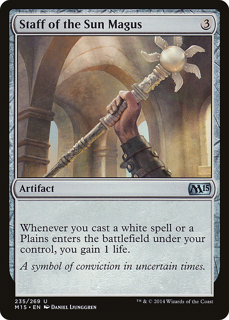 Staff of the Sun Magus (M15-235) [Magic 2015]
