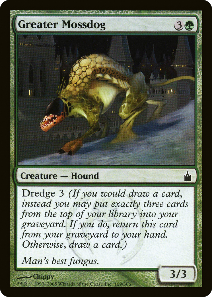 Greater Mossdog (RAV-169) [Ravnica: City of Guilds] Foil