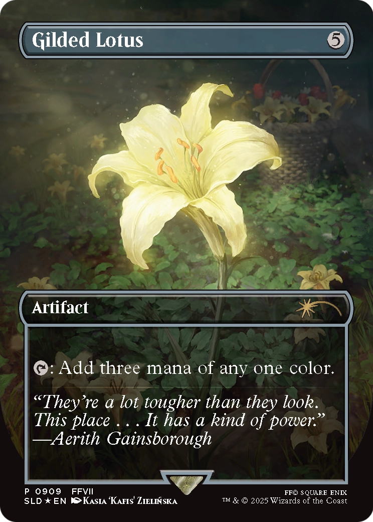Gilded Lotus (SLD-909) (Borderless) [Secret Lair Drop Series] Foil