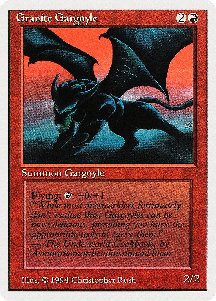 Granite Gargoyle (SUM-156) [Summer Magic / Edgar]