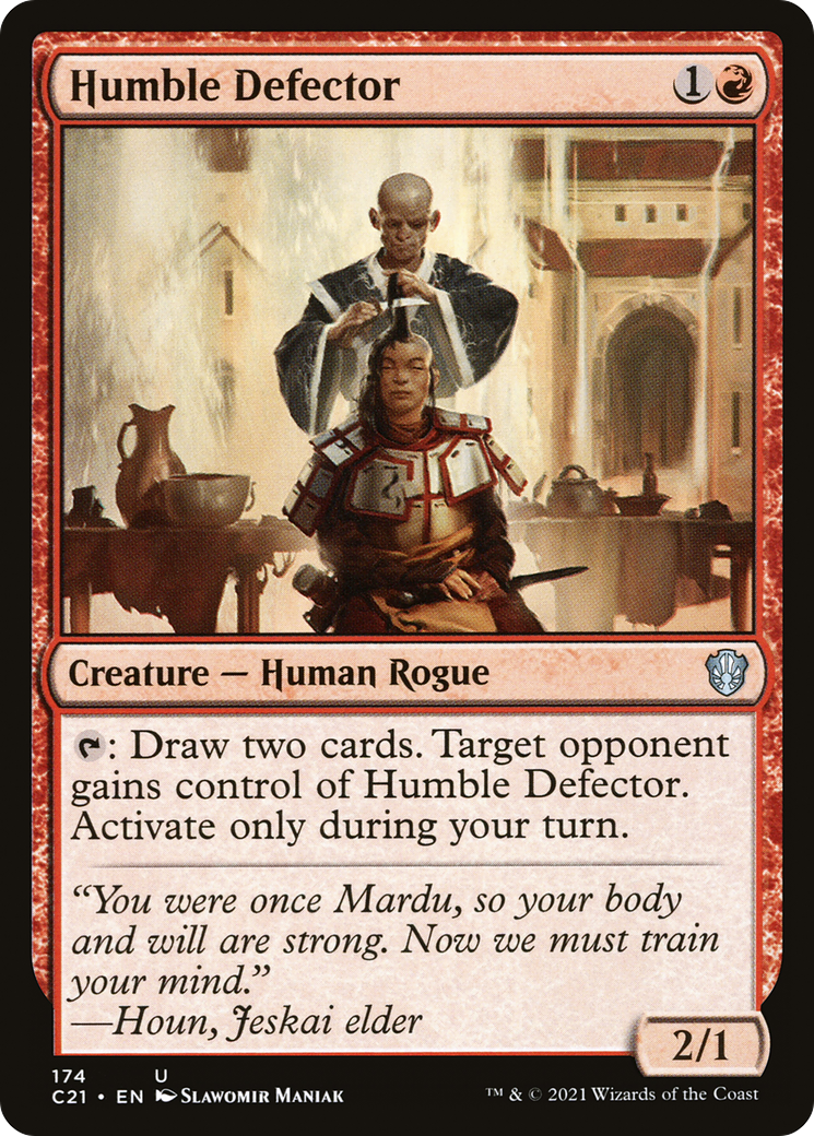 Humble Defector (C21-174) [Commander 2021]