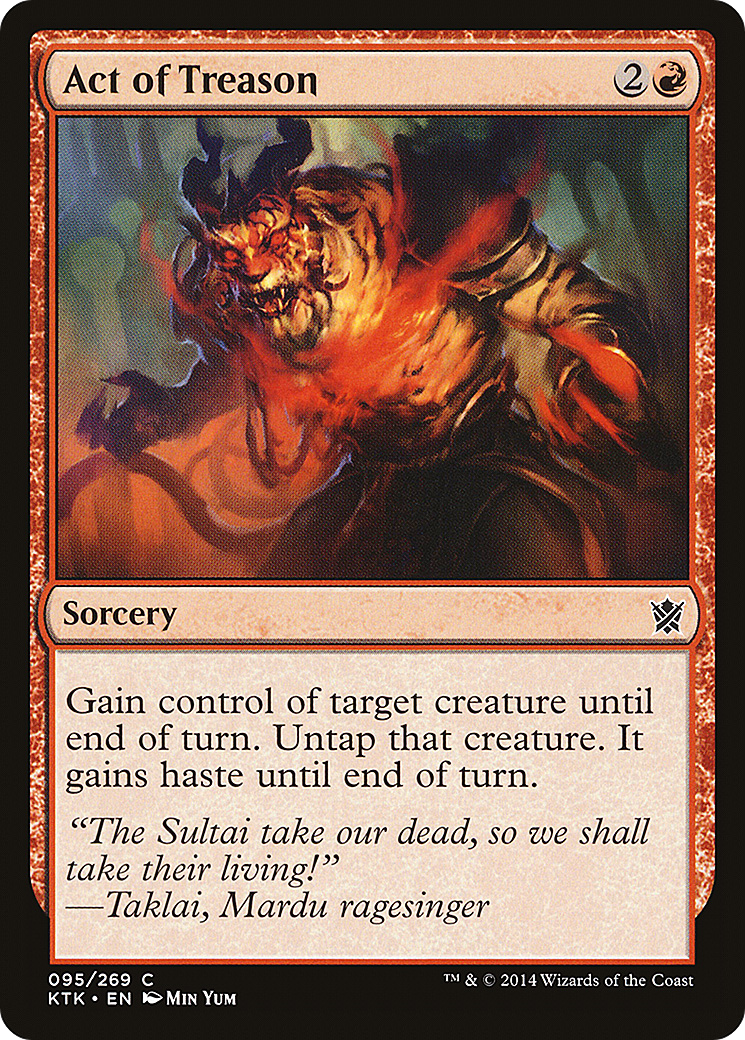 Act of Treason (KTK-095) [Khans of Tarkir]
