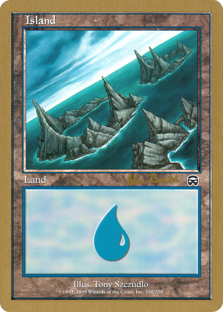 Island (338) - 2001 Alex Borteh (MMQ) [World Championship Decks 2001]