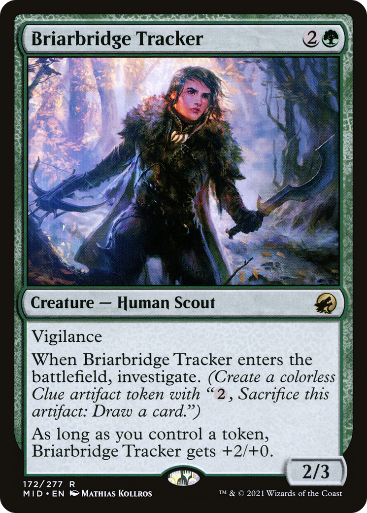 Briarbridge Tracker (MID-172) [Innistrad: Midnight Hunt] Foil