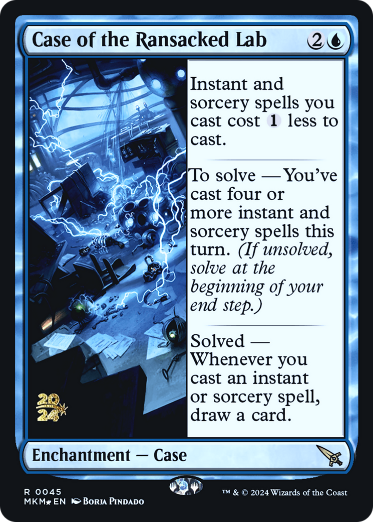 Case of the Ransacked Lab (PRE-045) [Murders at Karlov Manor Promos] Foil