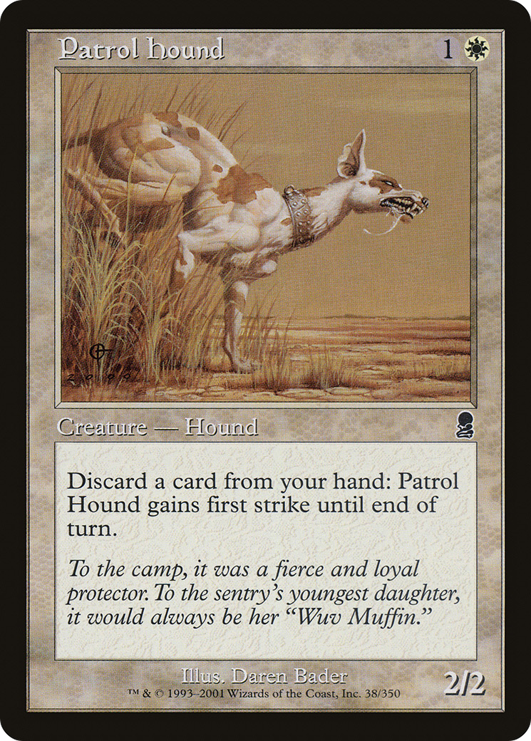 Patrol Hound (ODY-038) [Odyssey] Foil