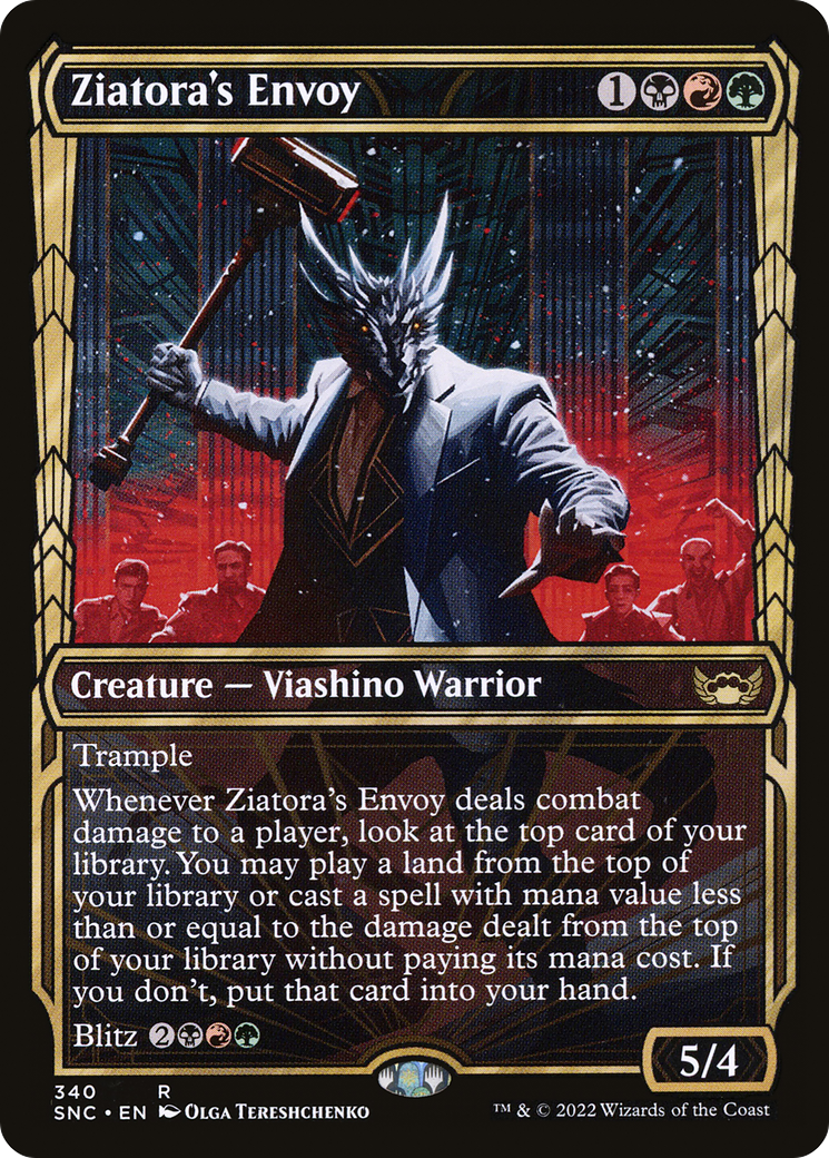 Ziatora's Envoy (Showcase) (SNC-340) [Streets of New Capenna] Foil