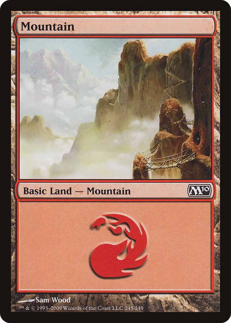 Mountain (M10-245) [Magic 2010] Foil