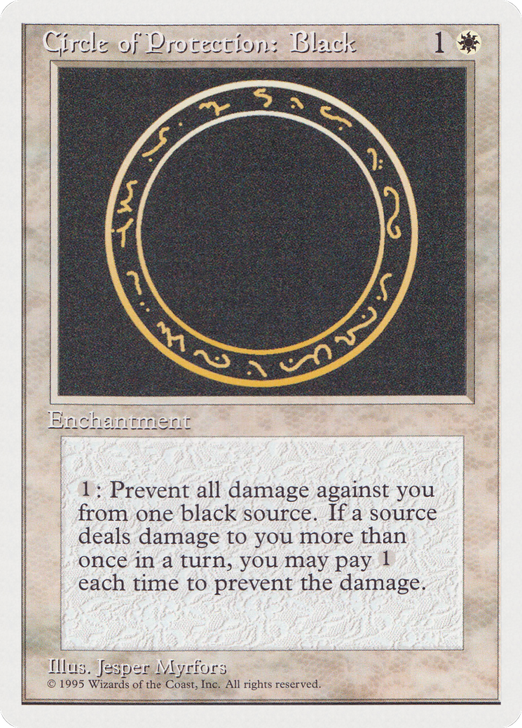 Circle of Protection: Black (RQS-002) [Rivals Quick Start Set]