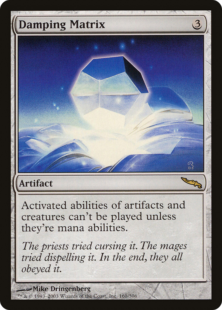 Damping Matrix (MRD-161) [Mirrodin] Foil