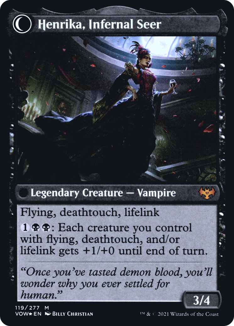Henrika Domnathi (PRE-119) [Innistrad: Crimson Vow Promos] Foil