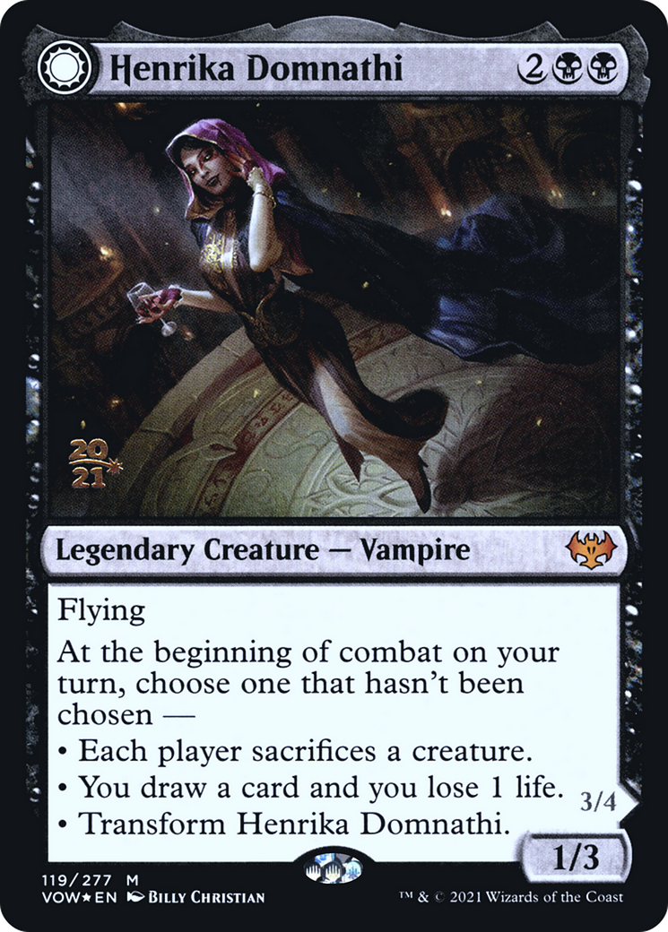 Henrika Domnathi (PRE-119) [Innistrad: Crimson Vow Promos] Foil
