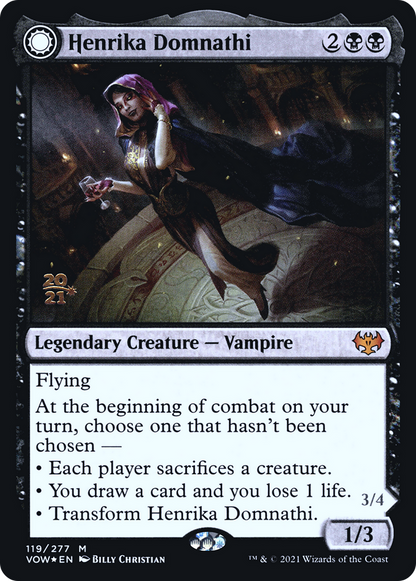 Henrika Domnathi (PRE-119) [Innistrad: Crimson Vow Promos] Foil