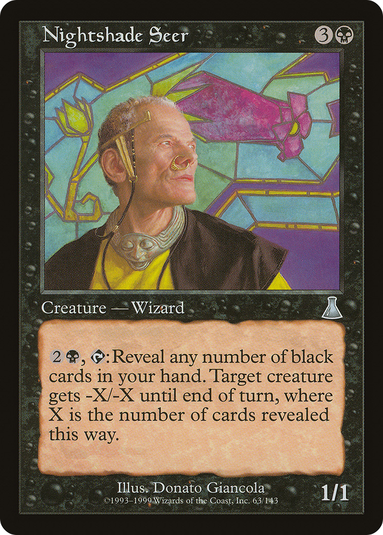 Nightshade Seer (UDS-063) [Urza's Destiny] Foil