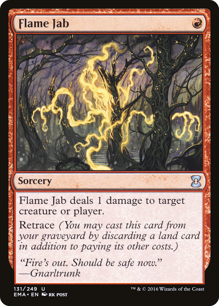Flame Jab (EMA-131) [Eternal Masters] Foil