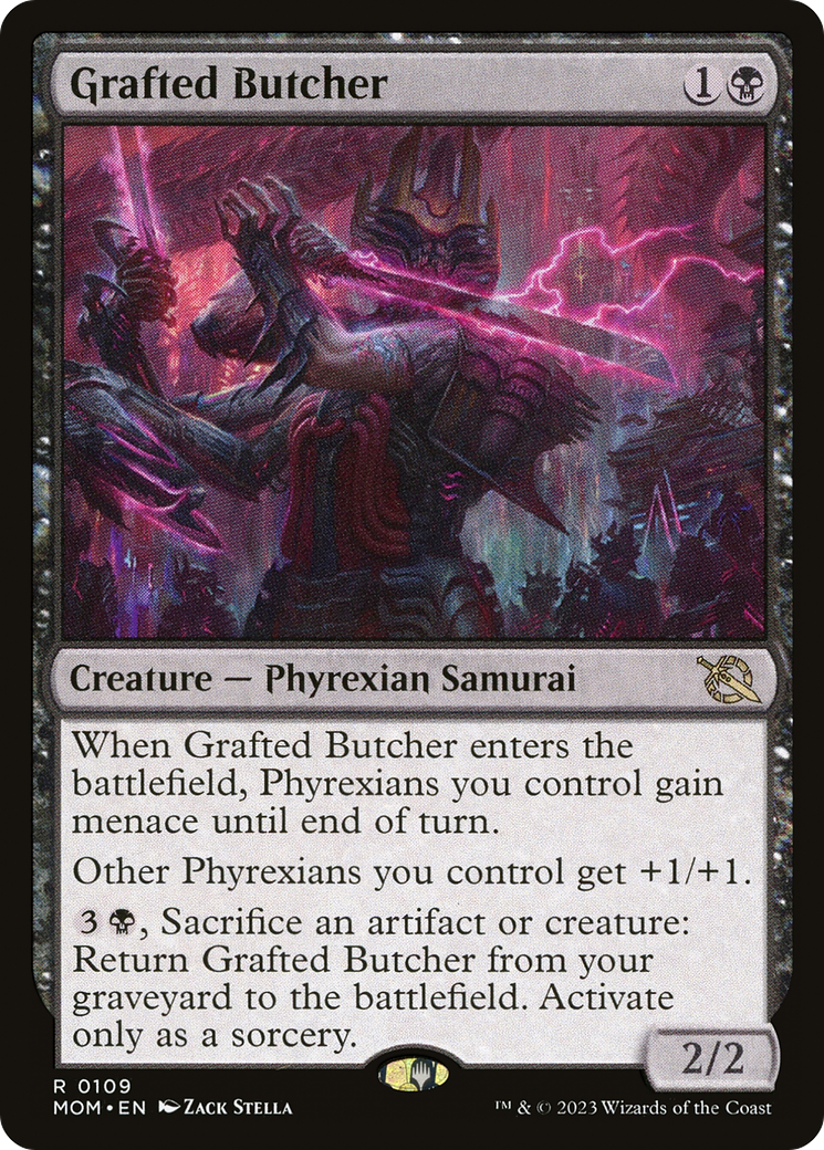 Grafted Butcher (MOM-109) [March of the Machine] Foil