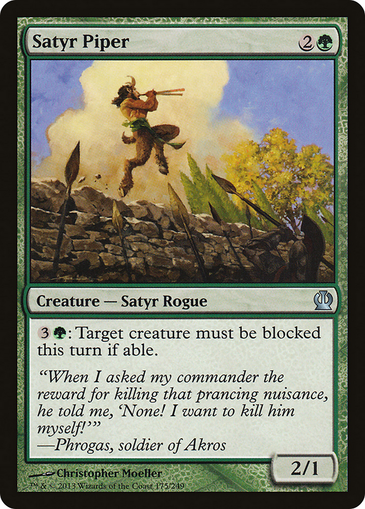 Satyr Piper (THS-175) [Theros] Foil