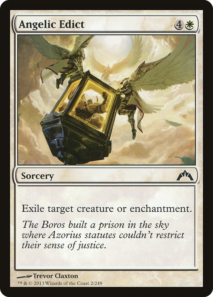 Angelic Edict (GTC-002) [Gatecrash] Foil