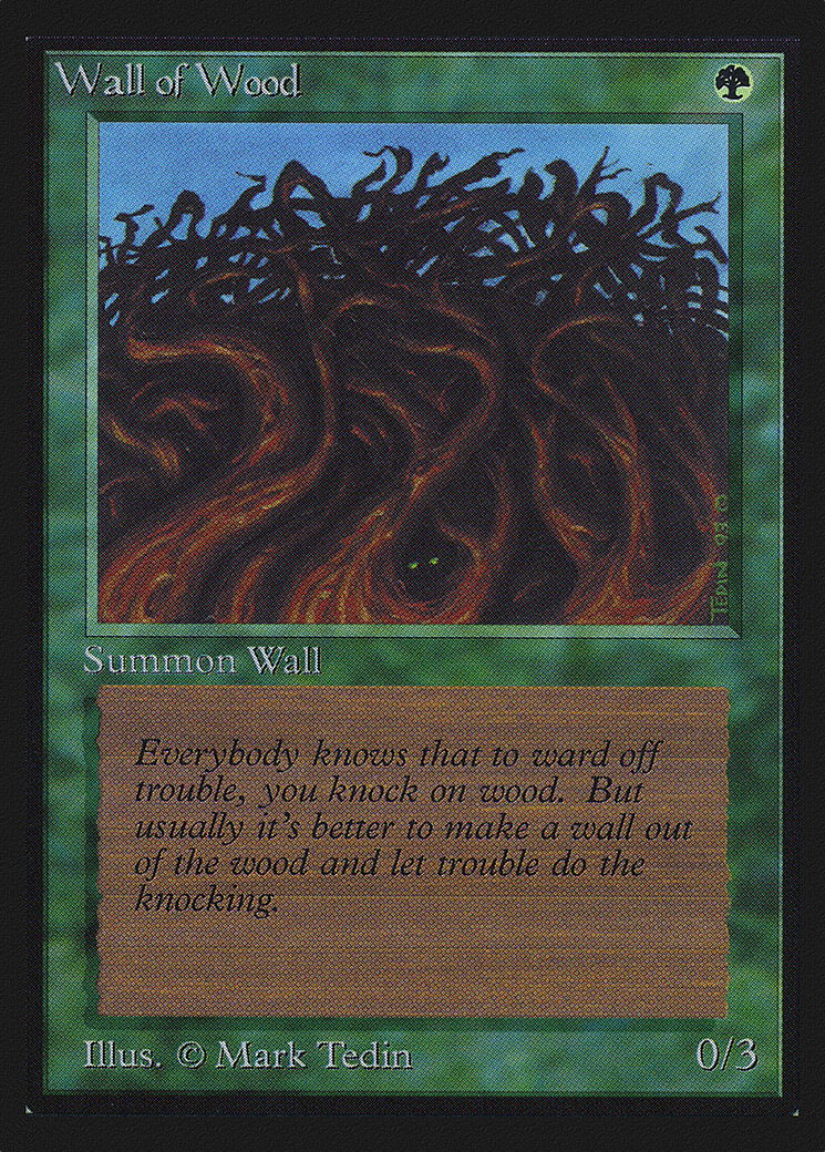 Wall of Wood (IE) [Intl. Collectors' Edition]