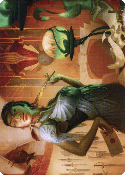 Mari, the Killing Quill // Mari, the Killing Quill (ASNC-057) (Borderless) [New Capenna Art Series]
