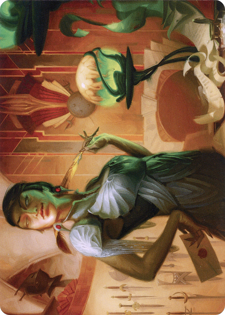 Mari, the Killing Quill // Mari, the Killing Quill (ASNC-057) (Borderless) [New Capenna Art Series] Foil