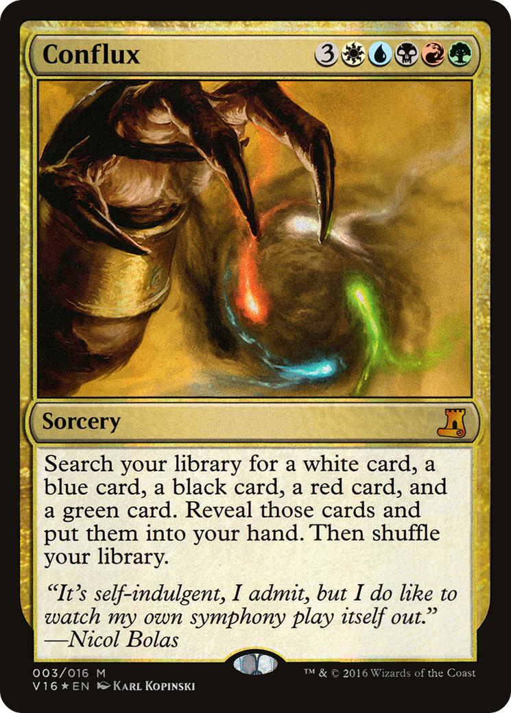 Conflux (V16-003) [From the Vault: Lore] Foil
