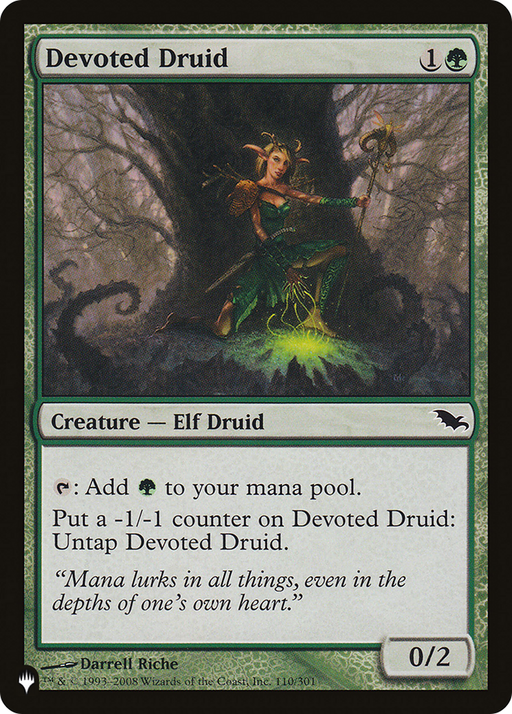 Devoted Druid (LIST-SHM-110) [The List]
