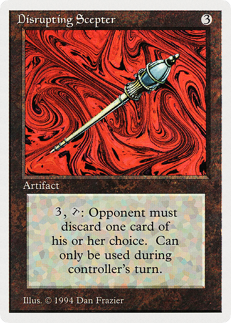 Disrupting Scepter (SUM-245) [Summer Magic / Edgar]