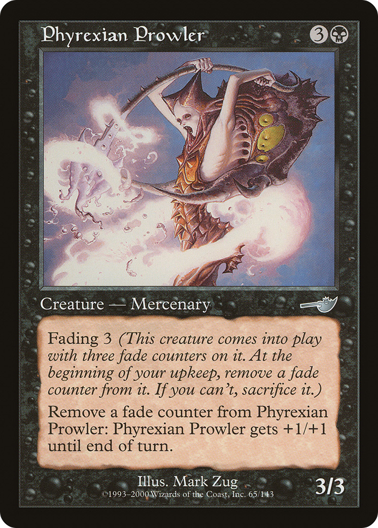 Phyrexian Prowler (NMS-065) [Nemesis] Foil