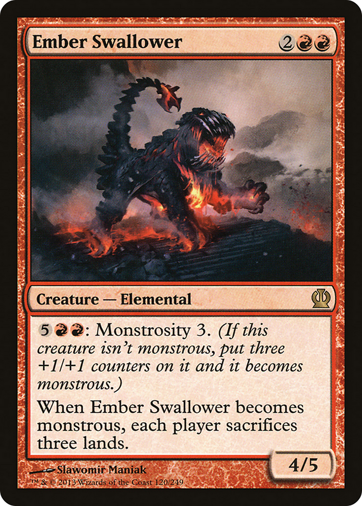 Ember Swallower (THS-120) [Theros] Foil
