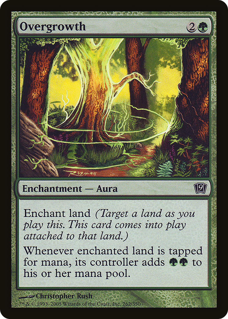 Overgrowth (9ED-262) [9th Edition] Foil