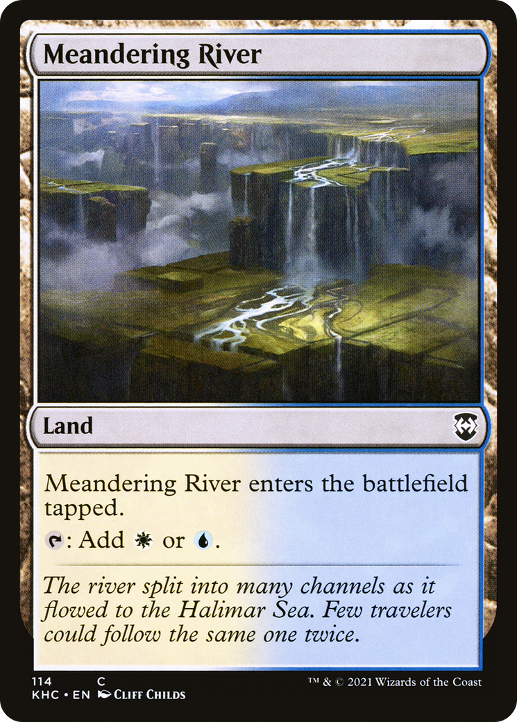 Meandering River (KHC-114) [Kaldheim Commander]